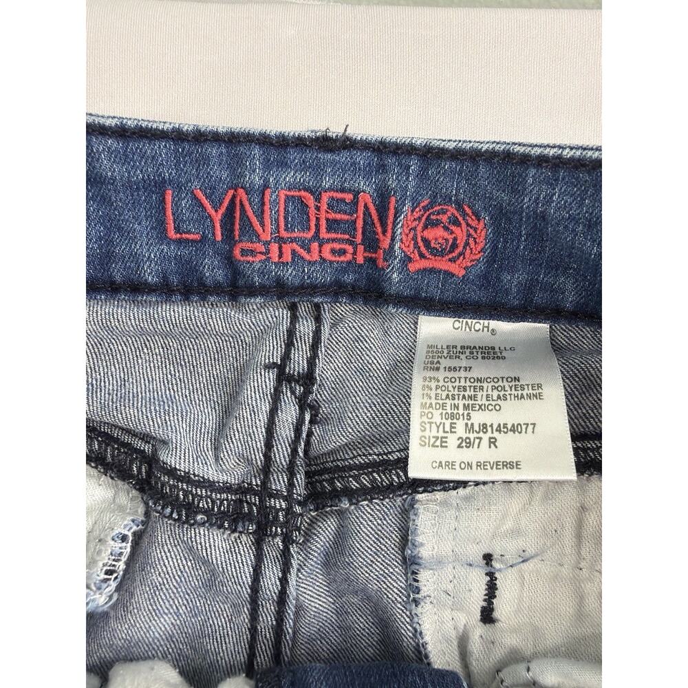 Cinch Women's Lynden Western Cowgirl Mid Rise Slim Fit Flare Leg Jeans SZ 29 - Picture 2 of 9